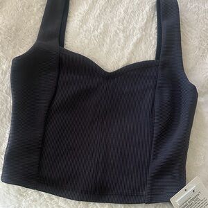 Lululemon Black Ribbed Softstreme Tank